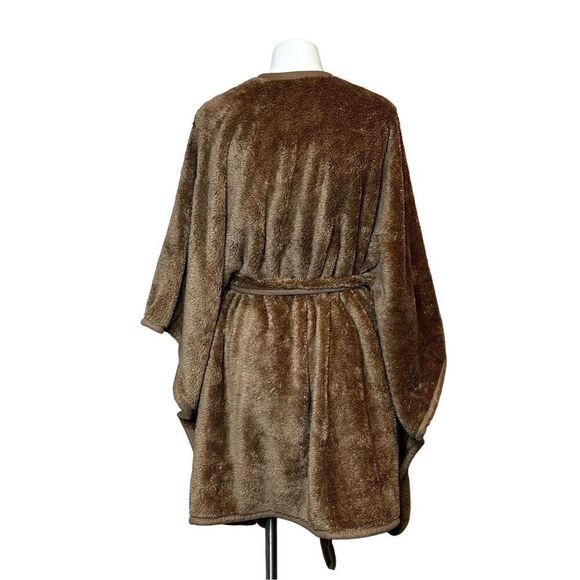 Torrid NWT camel cozy Sherpa belted ruana one size - Picture 10 of 15